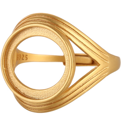 致闺蜜男女轻奢简约戒指空托配饰