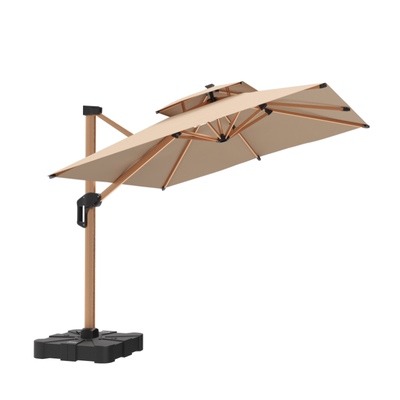 户外遮阳伞庭院伞室外天台别墅花园露台大太阳伞棚商用摆摊罗马伞