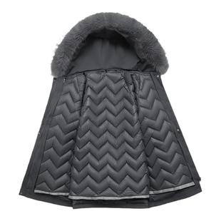 内胆可拆卸派克服女棉服中长款冬季外套加厚韩版宽松棉衣毛领棉袄