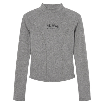 Eptison复古风修身针织打底衫