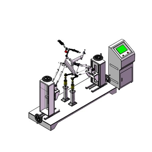 厂家定制自行车车架耐久试验机  单车车架冲击疲劳寿命试验机定做