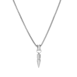 VOYAGE子弹吊坠项链男潮百搭链子男款潮牌高级感轻奢小众男士配饰