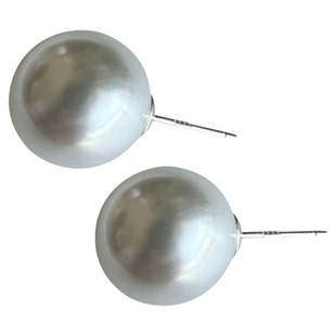 s999纯银耳饰珍珠耳钉耳夹女新款轻奢高级感施家fever同款防过敏