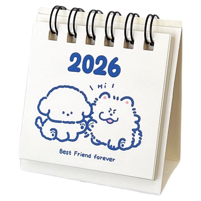 迷你台历2025到2026年卡通小日历