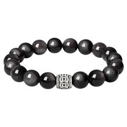 【生日礼物】周大生黑曜石手串男