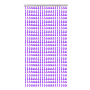 珠帘门帘免打孔仿水晶帘子装饰隔断帘玄关卧室卫生间大门防蚊蝇帘