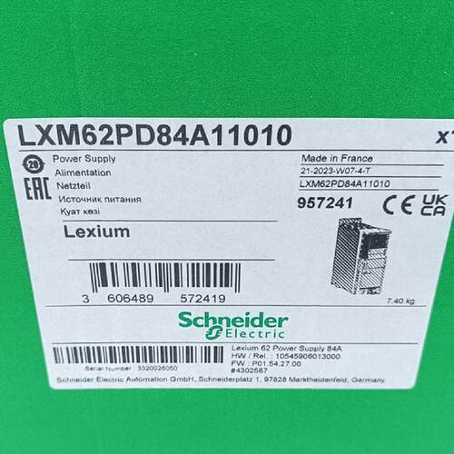 议价施耐德伺服驱动器LXM62PD84A11000/LXM62PD20A11000全新