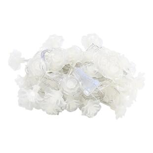 LED发光仿真玫瑰花彩灯闪灯串灯星星灯少女心房间装饰春节氛围灯