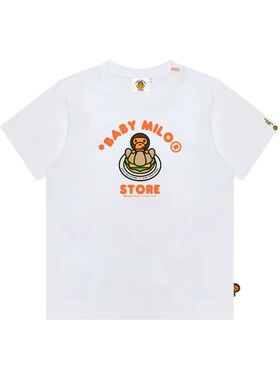 BABYMILOSTORE卡通小猴可颂T恤