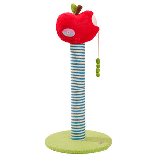 FURRYBUM剑麻苹果猫抓柱立式高大猫抓板剑麻磨爪不掉屑麻绳耐抓