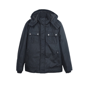 圣大保罗冬季新品男士羽绒服商务休闲外套带帽羽绒服外套男上衣