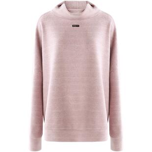 COCOBELLA休闲风宽松高领卫衣毛衣女温柔粉保暖慵懒针织衫MZ3306