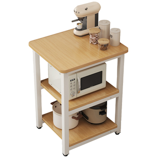 厨房置物架多功能新款多层蔬菜调料收纳架落地烤箱微波炉储物架子