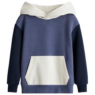 HM童装儿童男童卫衣春季红色新年拜年服保暖连帽衫1311608