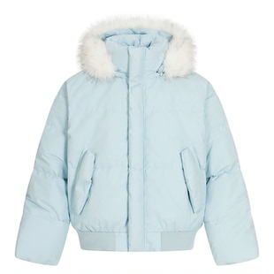 悟空有货冬季90绒加厚连帽羽绒服男女复古情侣防寒保暖面包服外套