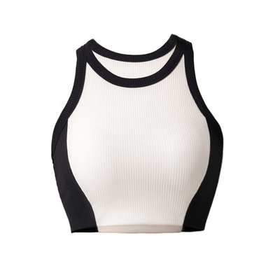 极简运动文胸一体杯背心