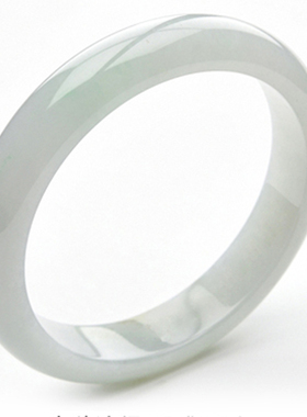 缅甸翡翠贵妃镯子椭圆形紫罗兰玉手镯飘花绿冰种细条扁款小号正品