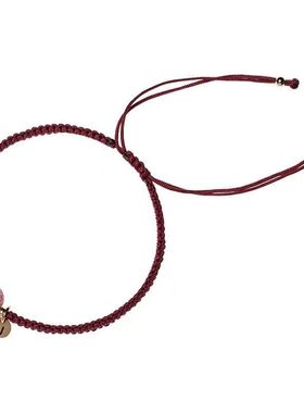 情侣玛瑙复古定制字母编织绳