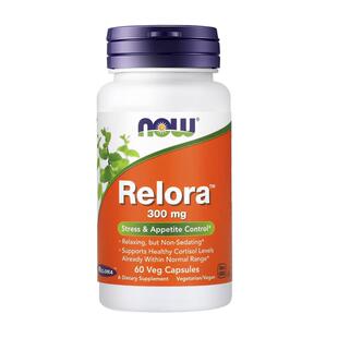 NOW诺奥美国进口Relora缓解放松压力控制食欲300mg正品平衡皮质醇