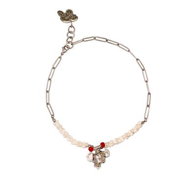 原创设计小众天然贝母锁骨链