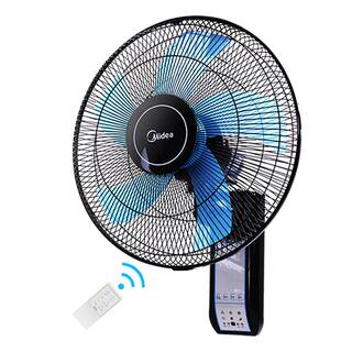 美的壁扇挂壁式电风扇家用壁挂遥控大风力超音静工业墙壁商用风扇