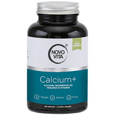 丹麦原装NovoVita/诺和维他柠檬酸钙片180粒/瓶 中老年女性青少年