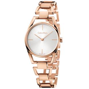 【自营】Calvin klein俊俏系列CK手表女表镂空表带石英腕表正品