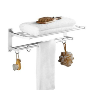 浴巾架长30cm35cm55cm65cm75cm浴室不锈钢置物架卫生间毛巾架毛巾