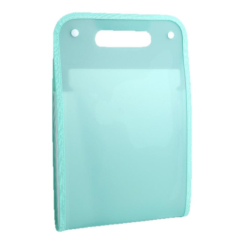 A4试卷夹收纳袋学生科目分类收纳袋便携竖式手提风琴包文件夹档案