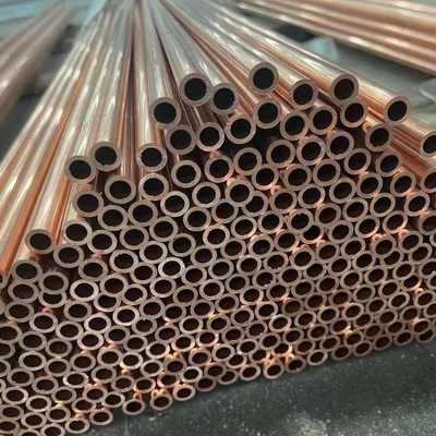 现货供应 T2紫铜管精密仪器适用紫铜直管空调铜管R410A紫铜管