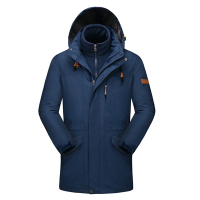 户外中长款冲锋衣女款三合一可拆卸防水防风徒步登山服男2026新款