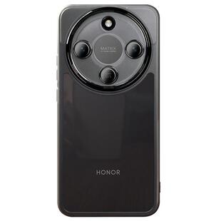 适用于荣耀X70镜头全包手机壳x70自带镜头膜防摔保护套x70i新款防滑边MTN-AN00透明黑5G硅胶软壳ABR-AN00外壳