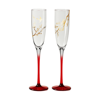 特别的结婚礼物高脚香槟杯