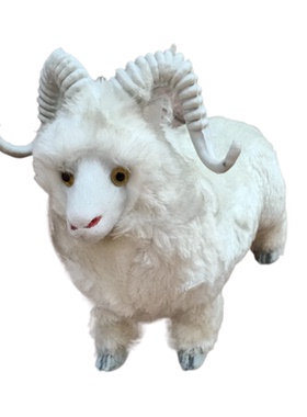 内蒙旅游纪念品仿真小绵羊风水