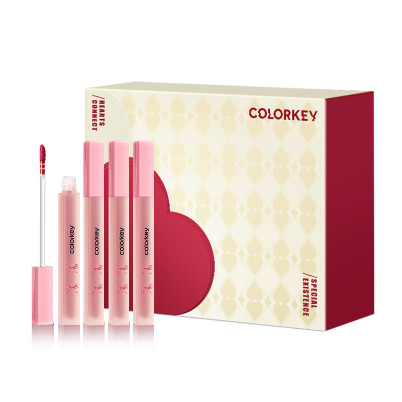Colorkey珂拉琪小滤镜气垫持妆多用膏口红无暇透亮底妆彩妆套装