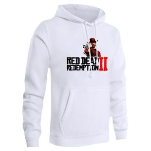荒野大镖客救赎2连帽卫衣男女游戏周边衣服大嫖客外套带帽衫加绒