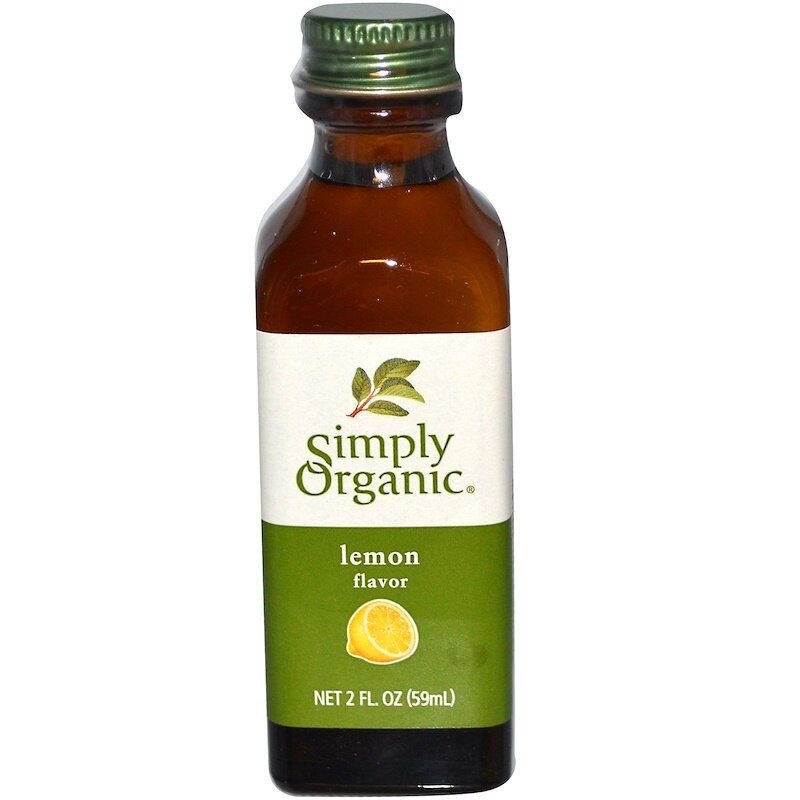 美国Simply Organic Lemon Flavor食用柠檬香精油烘焙原料59ml
