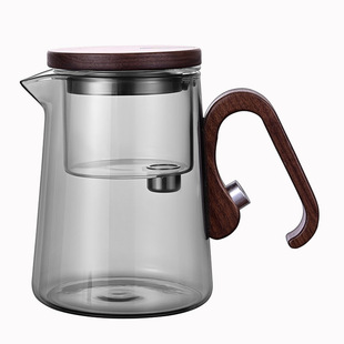 高档磁吸飘逸杯泡茶壶全玻璃内胆耐高温新款茶水分离飘逸壶泡茶杯