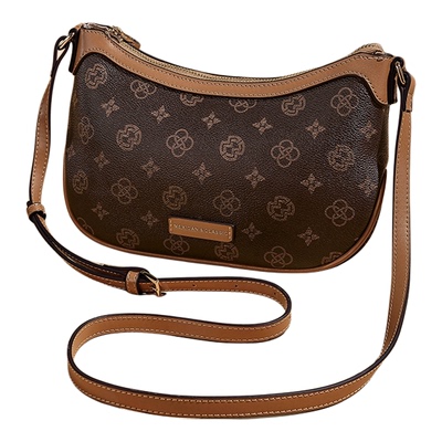 稻草人老花马鞍包通勤斜挎女包