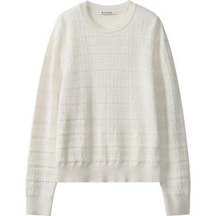 播商场同款设计师胶囊系列圆领毛衣女24秋温柔上衣BDR3SD3078