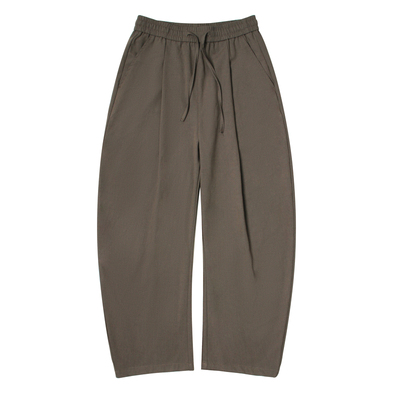 嘿马七作天丝羊毛混纺弯刀裤