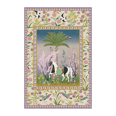 法式皇家植物园宫廷客厅粉色地毯花园女孩中古高级茶几地垫床边毯