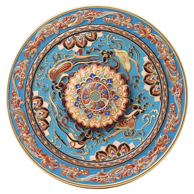 敦煌研究院 好运转来旋转镜 敦煌文创镜子随身镜铜镜生日新年礼物