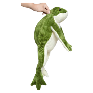可爱生日礼物女生绿蛤蟆毛绒玩具布艺睡觉抱枕青蛙公仔玩偶大号
