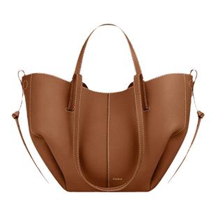 [明星同款]Polene波灵恩Cyme Mini 荔枝牛皮通勤手提单肩包托特包