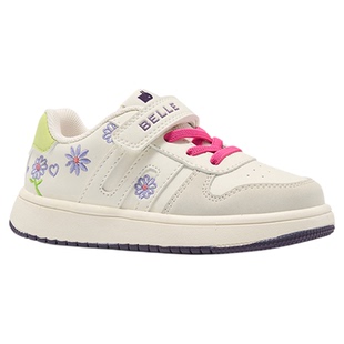 百丽童鞋女童运动鞋新款秋多巴胺板鞋女孩休闲跑步暴走儿童公主鞋