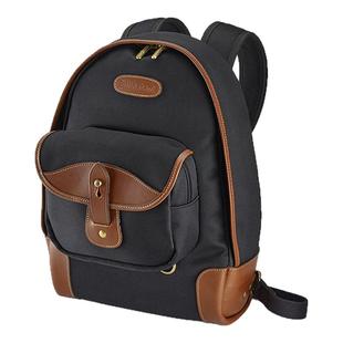 Billingham白金汉35系列 经典双肩摄影包相机包单反专业收纳双肩包 黑色帆布褐色边节日礼物生日送礼