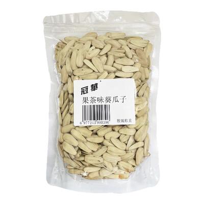 冠华220克果茶味陈皮味打手葵瓜子柠西柚味大粒炒货休闲零食小吃