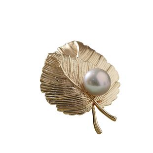 青雀记原创手作丝巾扣汉服cos装饰气质日常百搭胸花扣胸针秋时雨