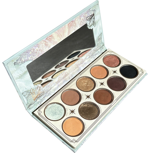 哑光拉丁妆眼影盘 国标舞蹈演出化妆用品彩妆专业多色微珠光眼影